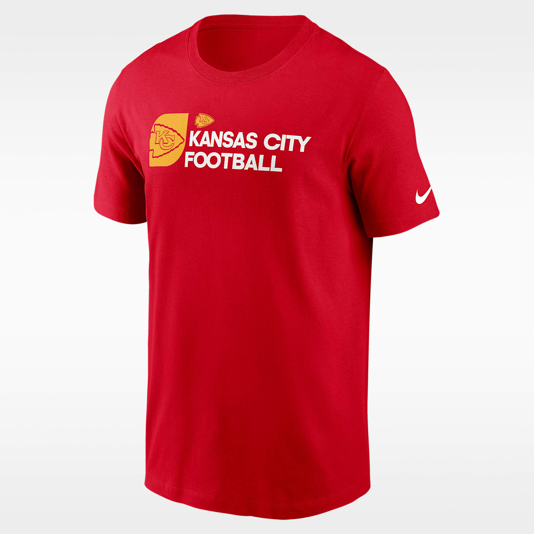 Kansas City Chiefs Team Outline Essential T-Shirt Men's Nike NFL T